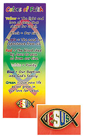 Fish Bookmark & Lapel Pin